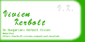 vivien kerbolt business card